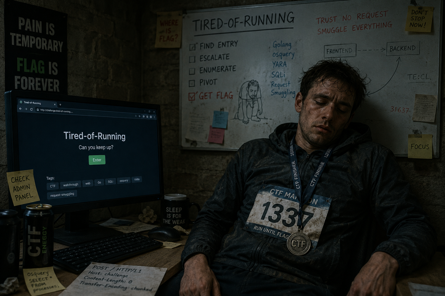 Tired of Running